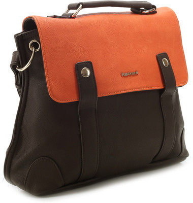 

Fastrack Messenger Bag(Orange, Brown), Brown;orange