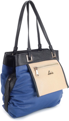 

Lavie Shoulder Bag(Blue, Beige), Beige;blue