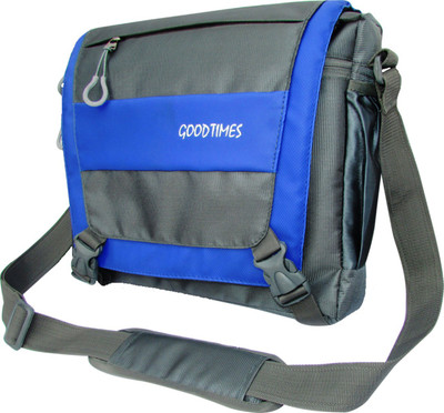 

Good Times Messenger Bag(Blue, Grey)