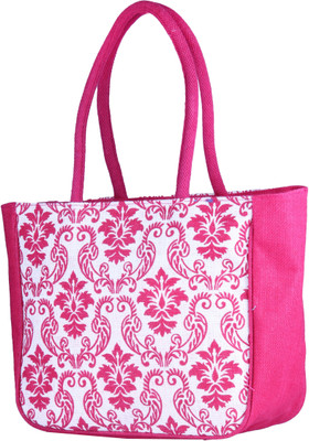 

Jute Tree Hand-held Bag(Pink)
