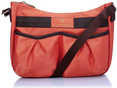 

Caprese Sling Bag(Pink, Brown), Brown;pink