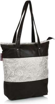 

Home Heart Hand-held Bag(Silver, Black), Black;silver