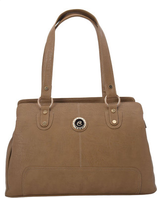 

The Blue Pink Hand-held Bag(Tan)