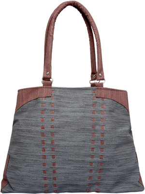 Credulous Shoulder Bag(Grey, Brown), Brown;grey