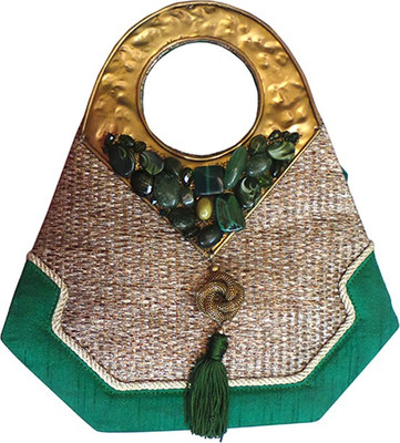 

Bhamini Hand-held Bag(Green)