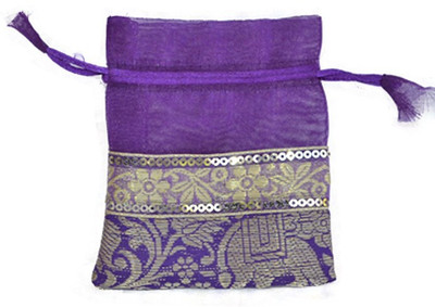 

Kriti Creations Pouch Potli(Purple)