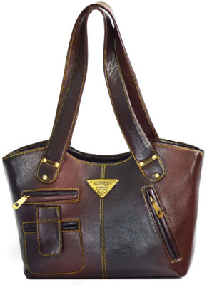 

JG Shoppe Hand-held Bag(Brown)
