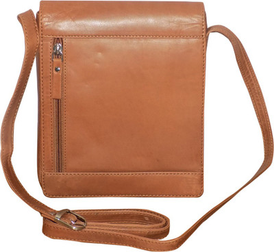 

Style 98 Men & Women Casual Brown Genuine Leather Messenger Bag