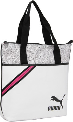 

Puma Tote(White, Black), Black;white