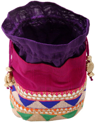 

Jaipurse Pouch Potli(Multicolor)