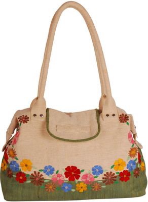 

Indian Rain Hand-held Bag(Beige)