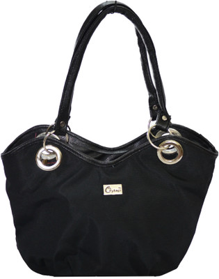 

JG Shoppe Hand-held Bag(Black, Red)