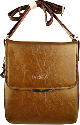 

Lion Heart Messenger Bag(Brown)