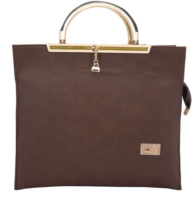 

The Blue Pink Hand-held Bag(Brown)