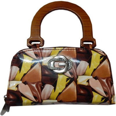 

Navaksha Hand-held Bag(Brown)