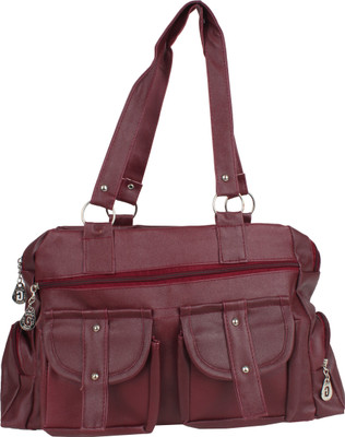 

Saffron Craft Shoulder Bag(Maroon)