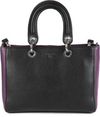 

Da Milano Hand-held Bag(Black, Purple)