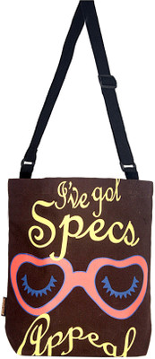 

Kanvas Katha Tote(Brown)