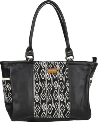 

Hepburnette Shoulder Bag(Black, White)