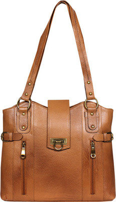 

Leather World Shoulder Bag(Tan)