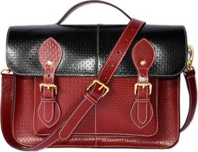 

Pellezzari Messenger Bag(Red, Black), Black;red