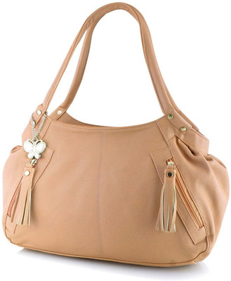 

Butterflies Hand-held Bag(Beige)