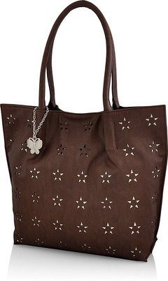

Butterflies Hand-held Bag(Brown)