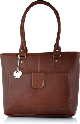 

Butterflies Hand-held Bag(Tan)