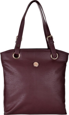 The Blue Pink Hand-held Bag(Maroon)