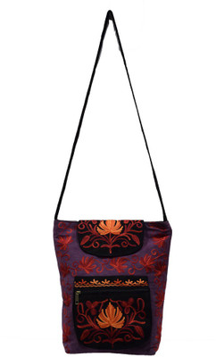 

Sofias Tote(Purple, Black), Black;purple