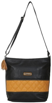 

Lino Perros Hand-held Bag(Yellow, Black), Black;yellow
