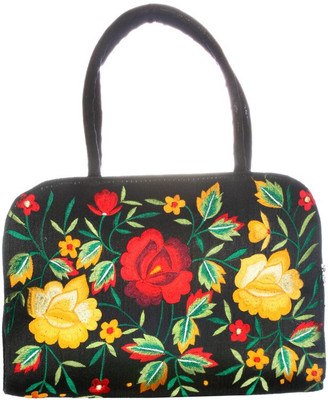 

Soulful Threads Hand-held Bag(Black)