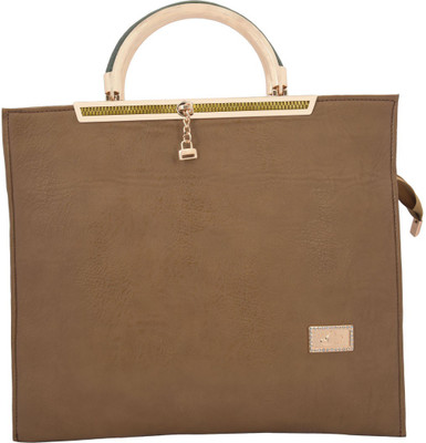 

The Blue Pink Hand-held Bag(Tan)