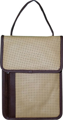 

Style 98 Style 98 Brown and Black Genuine Leather Sling Bag For Boys and Girls Sling Bag(Brown, 2 L)