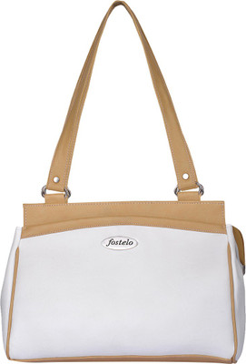 

Fostelo Shoulder Bag(White, Beige), Beige;white