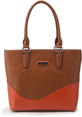 

Falah Bag Works Shoulder Bag(Tan, Orange), Orange;tan
