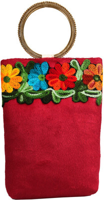 

Pretty Krafts Hand-held Bag(Maroon)