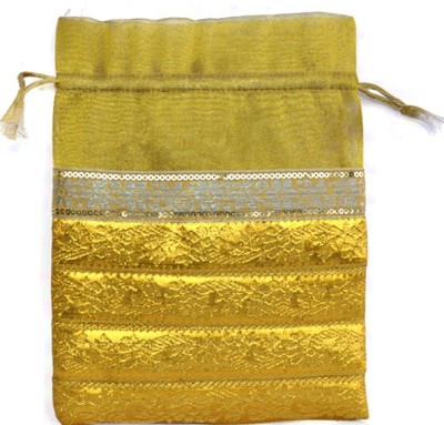 

Kriti Creations Pouch Potli(Yellow)