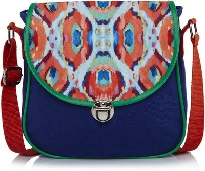 

Haqeeba Women Casual Multicolor Canvas Sling Bag