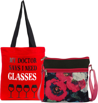 

Haqeeba Tote(Red)