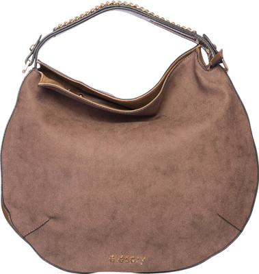 Elespry Hand-held Bag(Brown)