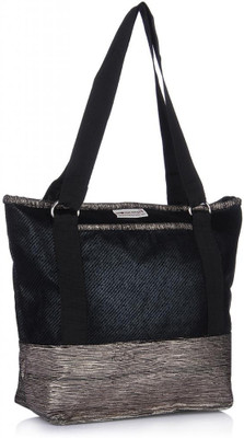 

Home Heart Hand-held Bag(Black, Silver)