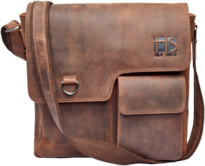 

Hidestitch Messenger Bag(Brown)