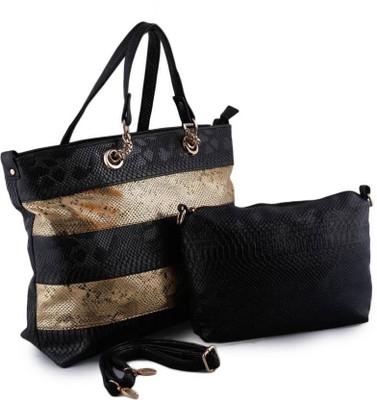 

Vouch Shoulder Bag(Black, Gold)
