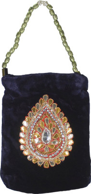 

Arisha kreation Co Pouch Potli(Blue)
