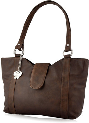 

Butterflies Hand-held Bag(Brown)