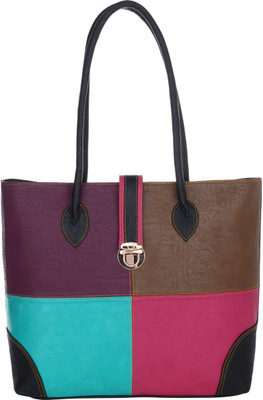 

The Blue Pink Hand-held Bag(Multicolor)