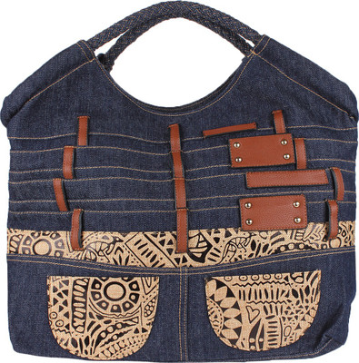 

Monett Shoulder Bag(Blue, Beige), Beige;blue