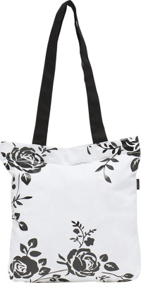 

Haqeeba Tote(White, Black), Black;white