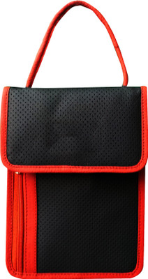 

Style 98 Style 98 Black and Red Genuine Leather Casual Sling Bag For Boys and Girls Sling Bag(Multicolour, 2 L)